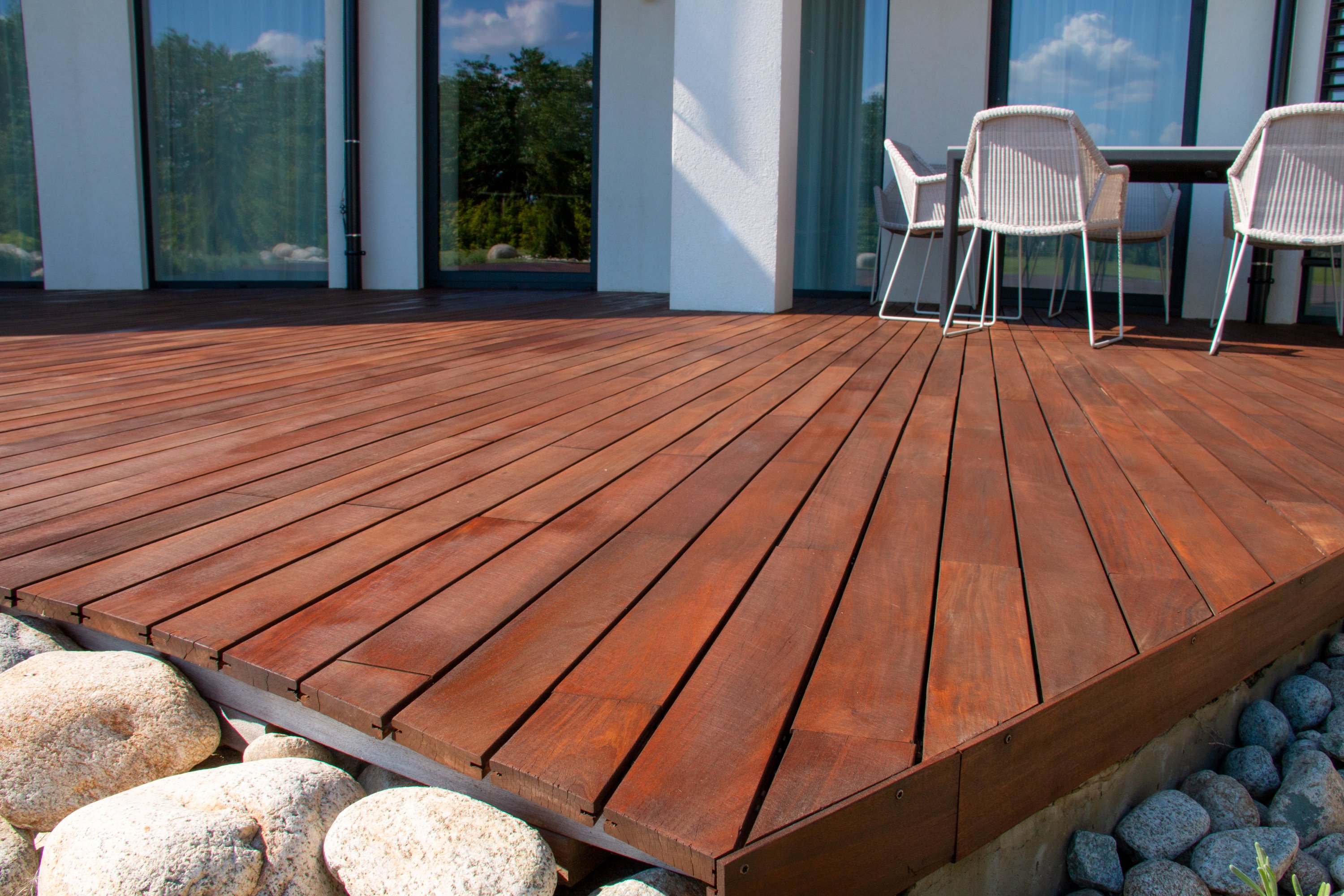 Timber deck builder Southern Highlands NSW — pool deck Merbau hardwood Bowral